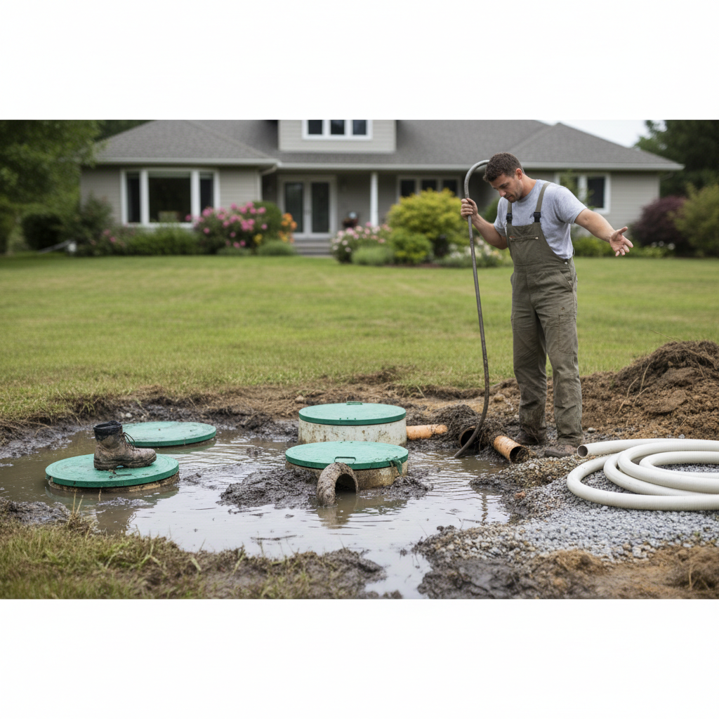 фото Септик установлен, но вода не уходит: возможные причины и решения