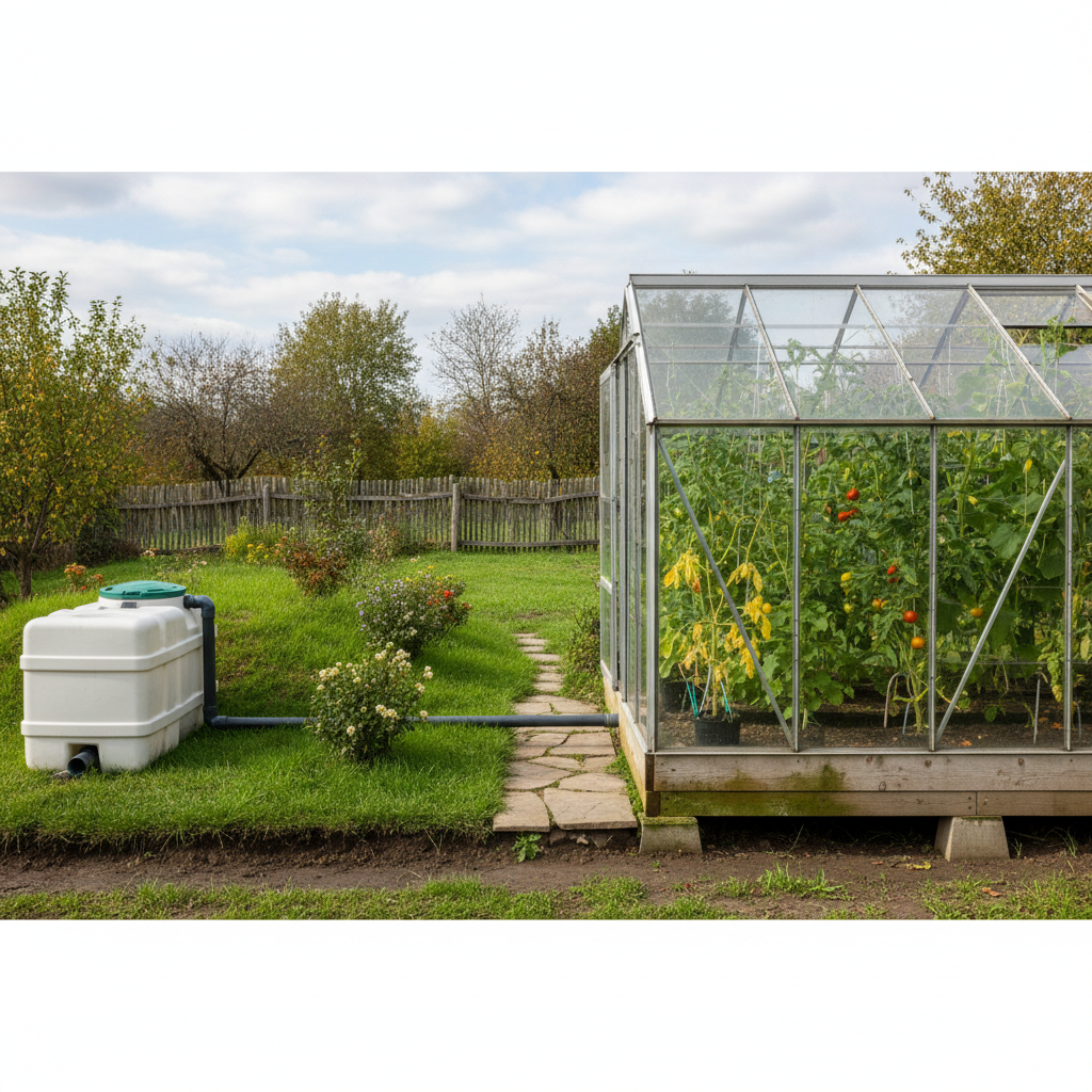 фото Септик и теплица: можно ли размещать рядом и чем это грозит