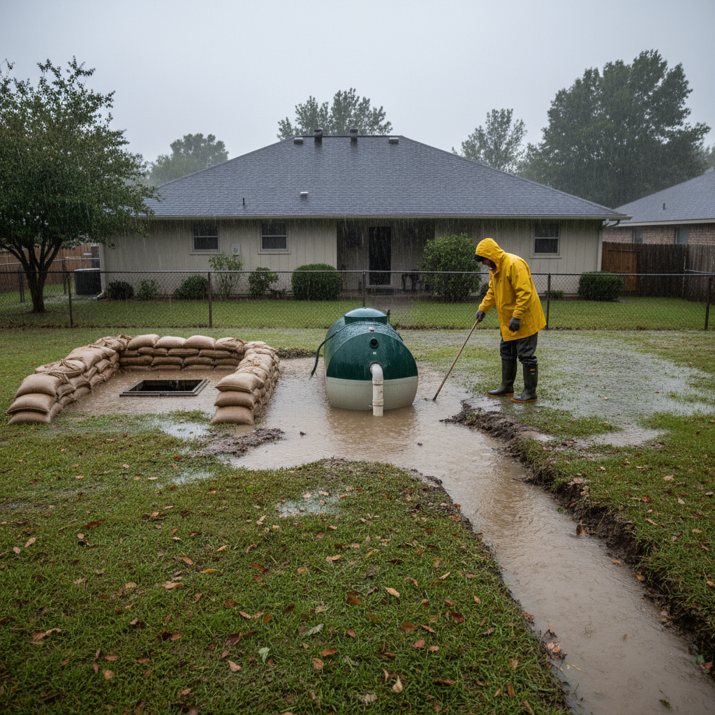 фото Как проверить, не размывает ли паводок септик: меры защиты
