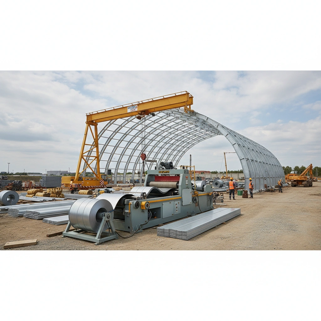 фото Оборудование для строительства бескаркасных ангаров: обзор