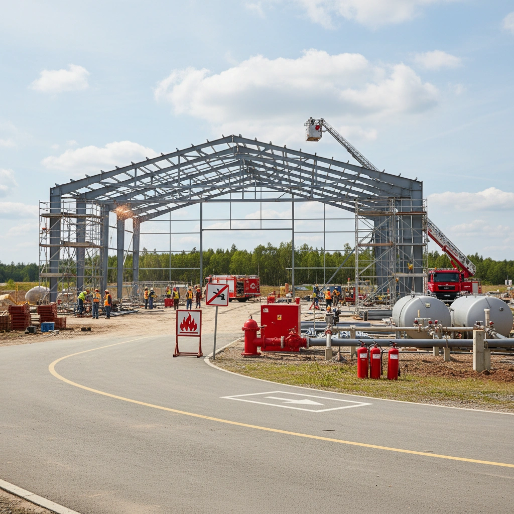 фото Требования пожарной безопасности при строительстве ангаров