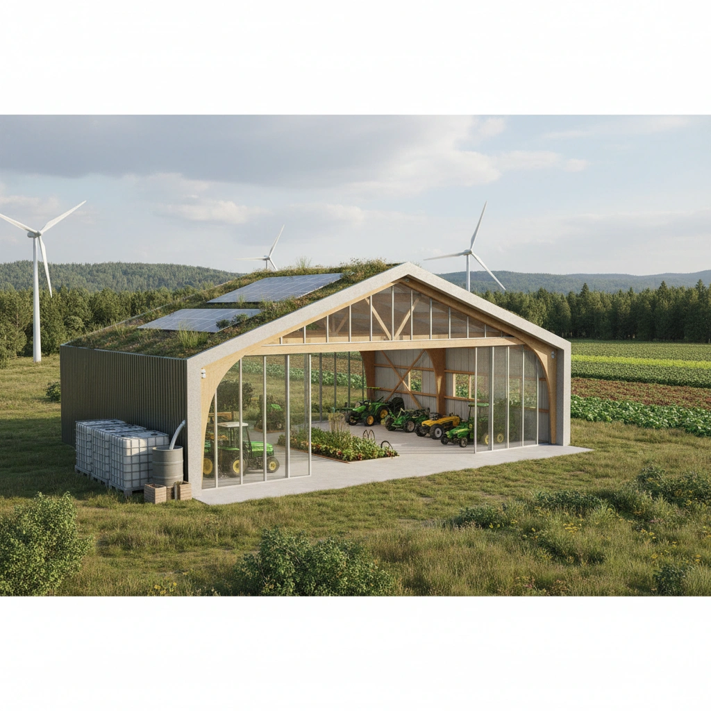 фото Экологичность быстровозводимых конструкций: ангары и устойчивое развитие