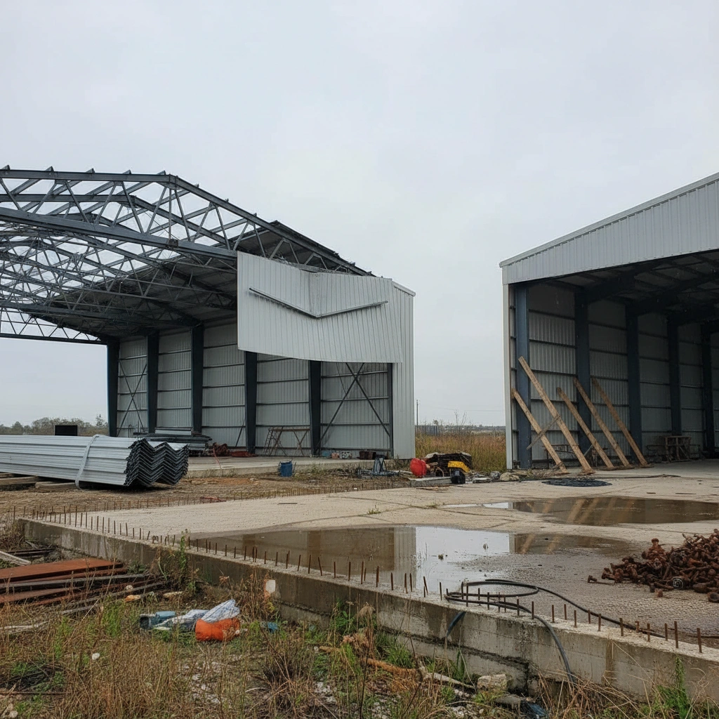 фото Ошибки при строительстве ангаров, которых стоит избегать