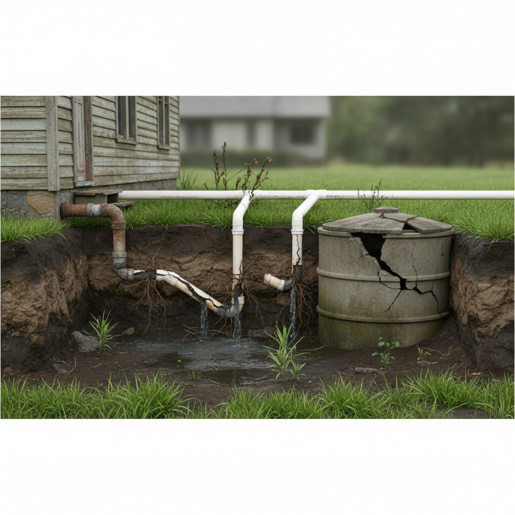 Как определить, что пора обновить трубы от дома до септика | статья от Магазина Септиков