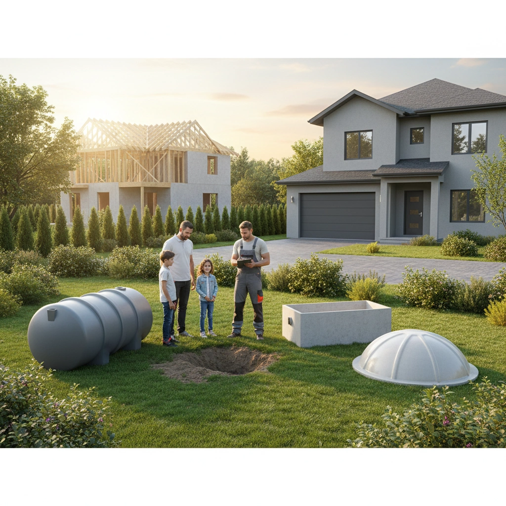 Как выбрать септик, если на участке уже есть постройки | статья от Магазина Септиков