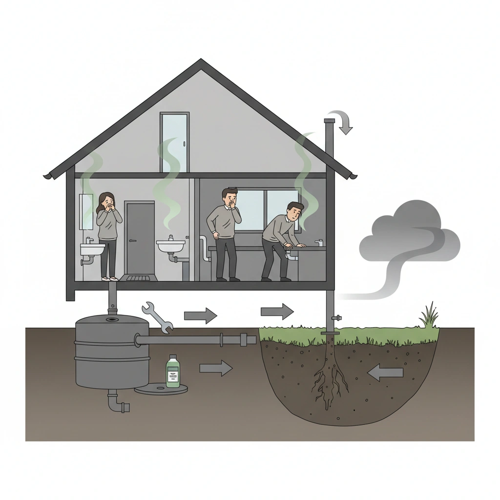 Запах в доме и септик: косвенные причины и как их устранить | статья от Магазина Септиков