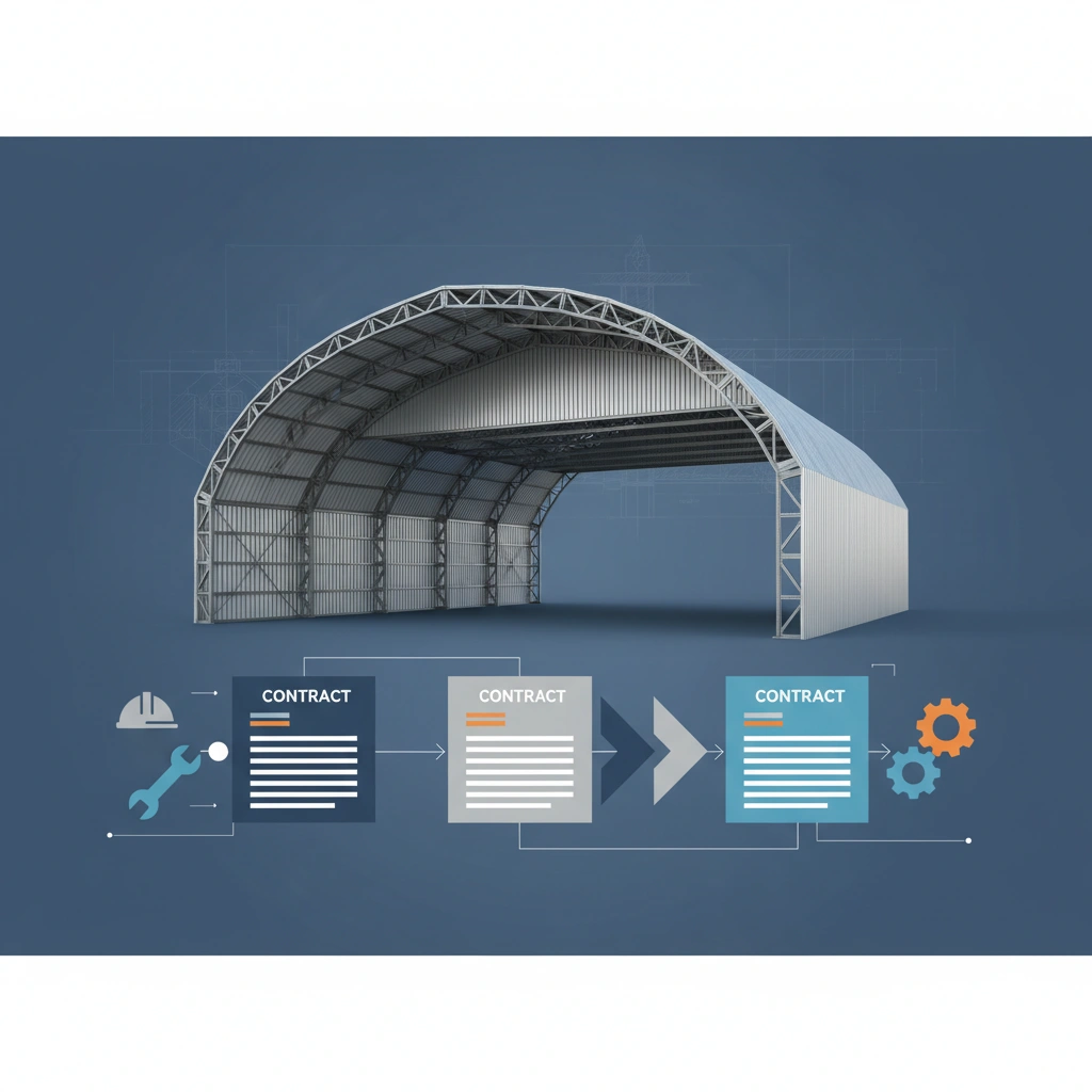 Договор на строительство ангара из металлоконструкций: образец и разбор пунктов фото статьи