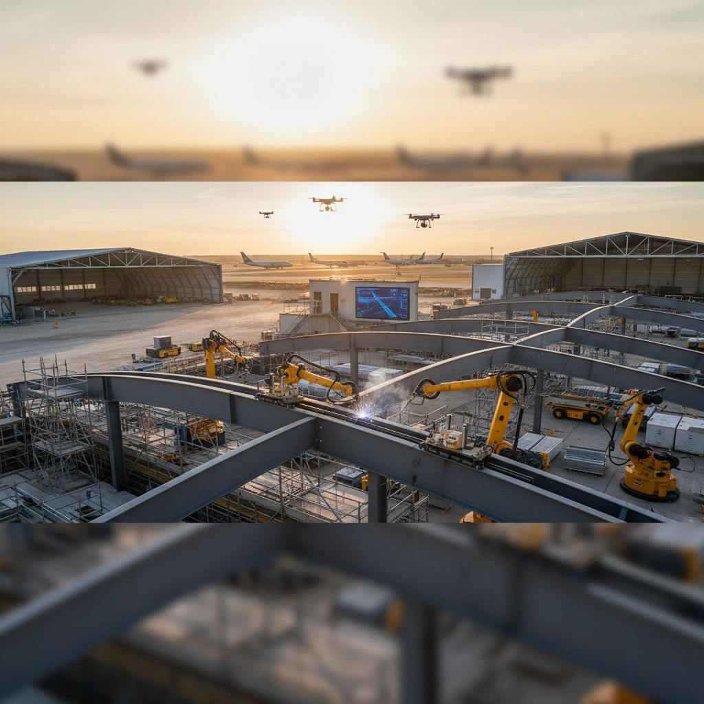 Автоматизация процессов при строительстве ангаров: современные технологии фото статьи