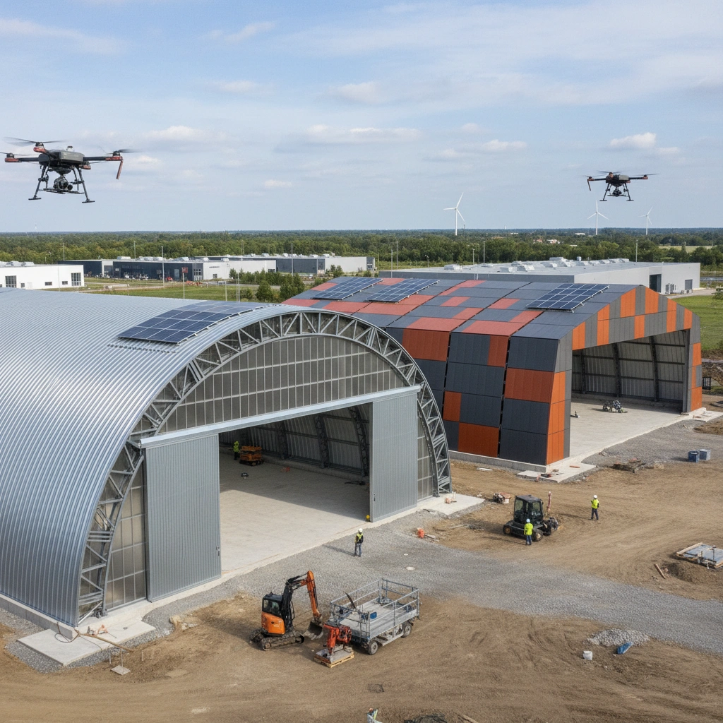 Современные тренды в строительстве металлических ангаров | статья от завода АПМ