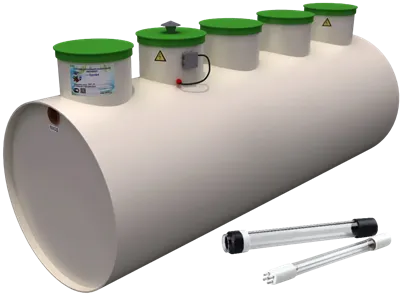 Септик c доочисткой и УФ обеззараживанием 1.5