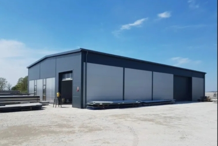 Теплый склад из металлоконструкций 60х30х9 м